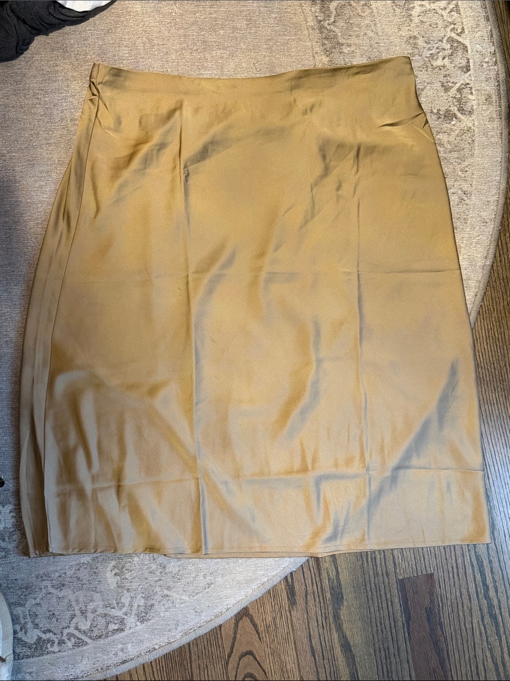 J. Crew gold Pencil Skirt